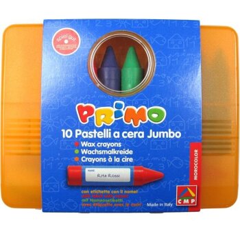 PRIMO Jumbo voskovky vodeodolné - 10 rôznych...