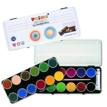 PRIMO Deckfarbenkasten 24 Farben