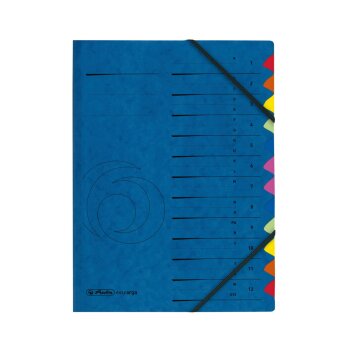 herlitz Ordnungsmappe easy orga, DIN A4, Karton, 12...