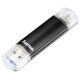 hama USB 3.0 OTG Speicherstick FlashPen "Laeta Twin", 64 GB