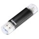hama USB 3.0 OTG Speicherstick FlashPen &quot;Laeta Twin&quot;, 64 GB