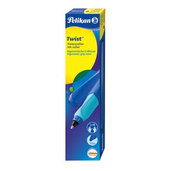 Pelikan Twist Tintenroller Deep Blue, dunkelblau L+R