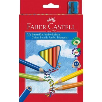 FABER-CASTELL trojhranné farbičky Junior grip - 30...