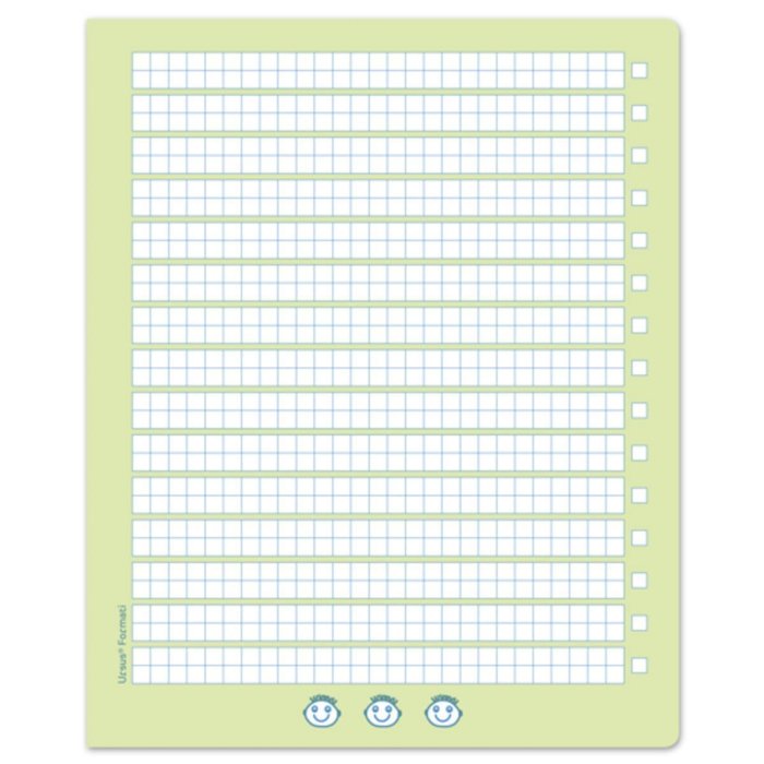 Ursus Formati zošit na matematiku R.1 - kvart - 20 listov - 6x6 mm - štvorčekový