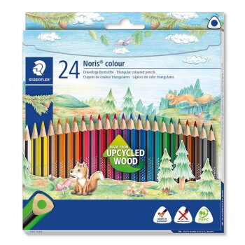 STAEDTLER Dreikant-Buntstift Noris colour, 24er Kartonetui