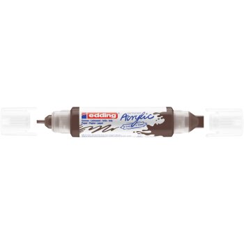 edding 5400 Acryl 3D Double Liner schokoladenbraun