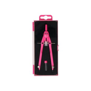SPIRIT Schnellverstellzirkel mit Ersatzminen pink