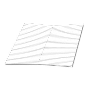 Papirny Brno Schulheft A6 liniert 8 mm 20 Blatt (624)