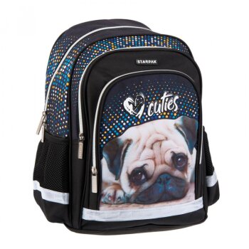 STARPAK Schulrucksack Dog