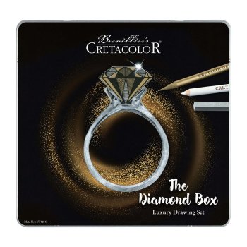 CRETACOLOR "The Diamond Box" 15teiliges Metalletui