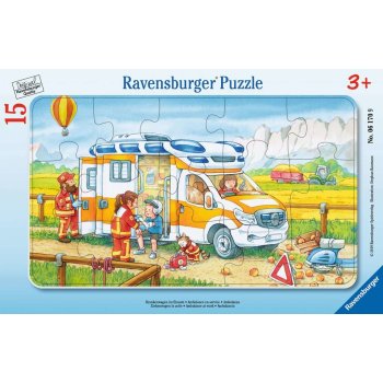 Ravensburger Kinderpuzzle - 06170 Krankenwagen im Einsatz...
