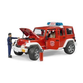 Bruder Jeep Wrangler Unlimited Rubicon Feuerwehrfahrzeug...