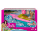Mattel Barbie Boot-Spielset mit Puppe inkl. Haustier Hündchen