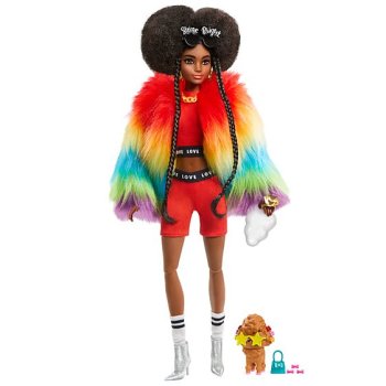 Mattel Barbie Extra Doll 1 - Rainbow Coat