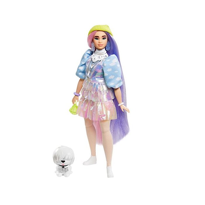 Mattel Barbie Extra Puppe mit langen Pastell-Haaren