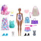 Mattel Barbie Day-to-Night Color Reveal Puppe mit 25 Überraschungen
