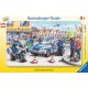 Ravensburger Kinderpuzzle - 06037 Einsatz der Polizei - Rahmenpuzzle für Kinder ab 3 Jahren, mit 15 Teilen