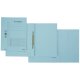 DONAU Combamappe "Duo-Mappe" A4 Karton blau