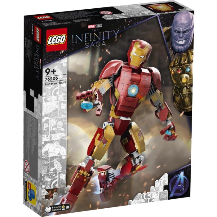 LEGO Infinity Saga Iron Man Figur 76206