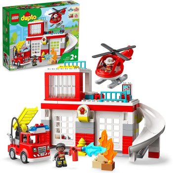 LEGO duplo Feuerwehrwache mit Hubschrauber 10970