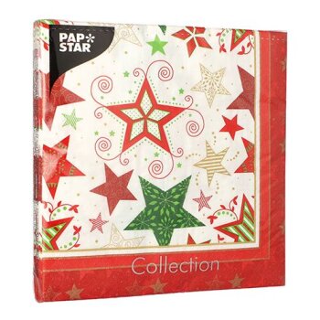 PAPSTAR Weihnachts-Motivservietten "Heavenly...