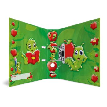 HERMA Kinder-Motivordner "Fritz der Wurm", DIN A4