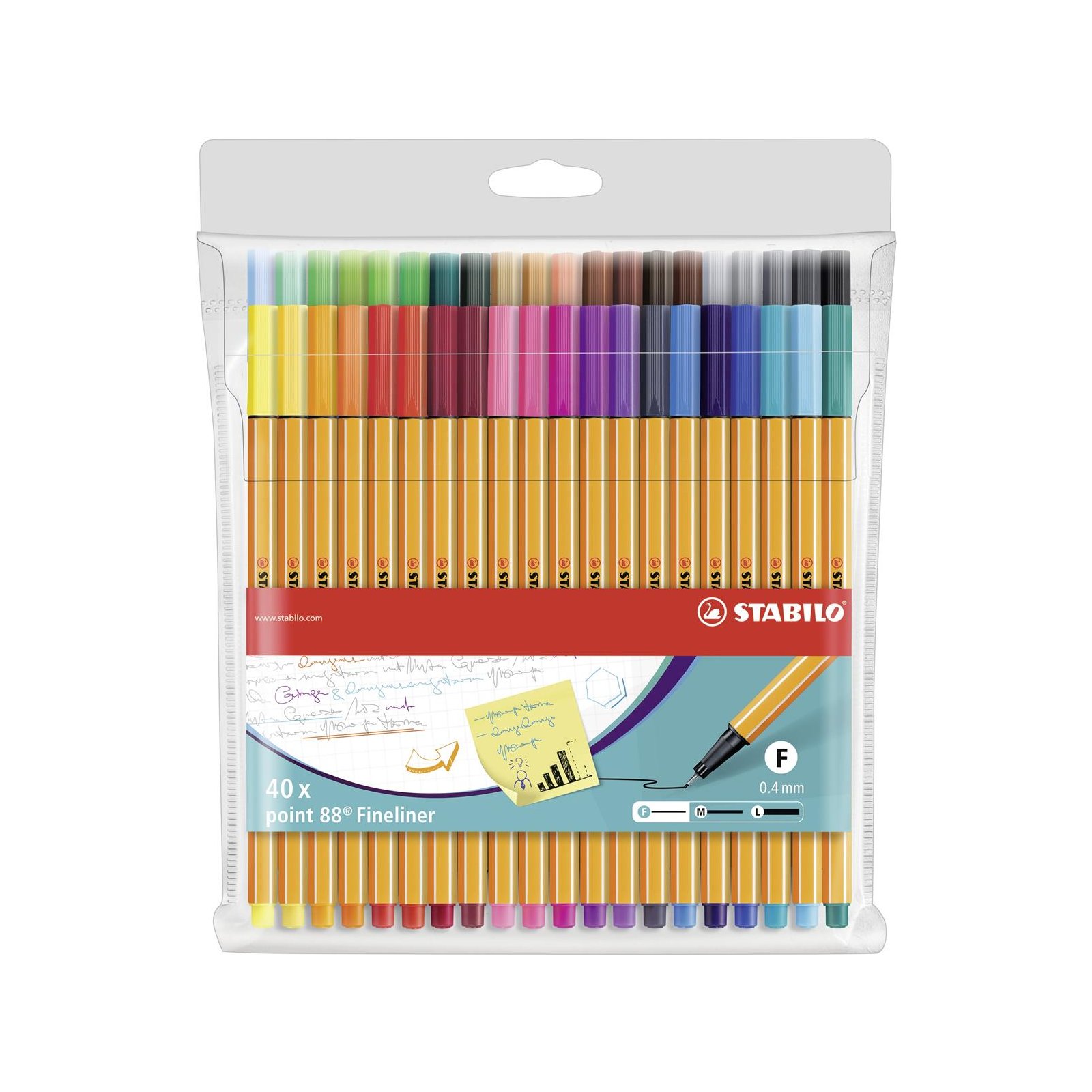 Point 24 Farben Fineliner Tintenschreiber Stifte Sets 0,4mm Zubehör