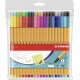 Fineliner - STABILO point 88 - 40er Pack - 40 Farben