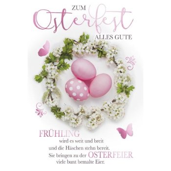 SUSY CARD Oster-Grußkarte "Eier im...