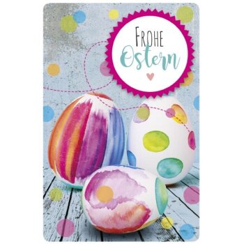 SUSY CARD Oster-Grußkarte "Bunte Eier auf...