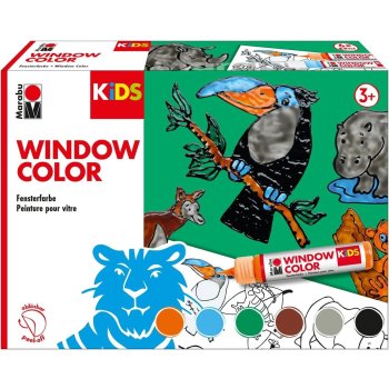 Marabu KiDS Window Color-Set "DSCHUNGEL", 6 x...