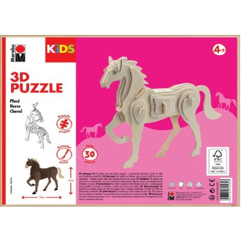 Marabu KiDS 3D Puzzle "Pferd", 30 Teile