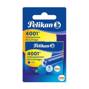 Pelikan Pelikan Großraum-Tintenpatronen 4001 18 Stück königsblau 
