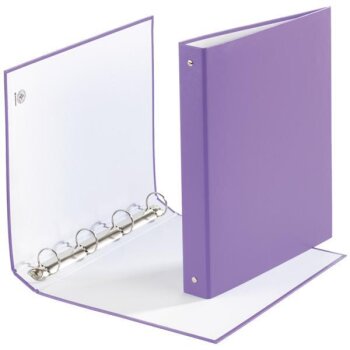 DONAU Ringmappe A4 30mm 4 Ring violett