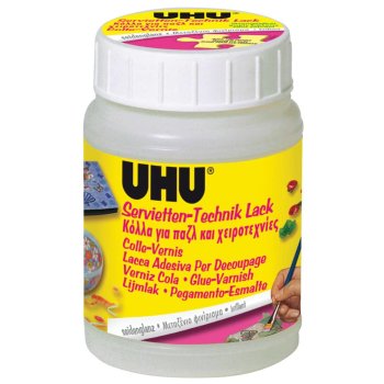 UHU Servietten-Technik-Lack, seidenglanz, Inhalt: 150 ml