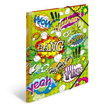 HERMA Eckspannermappe "Comics", PP, DIN A4