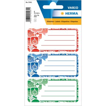 HERMA Buchetiketten "Social Icons", 76 x 35 mm
