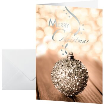 sigel Weihnachtskarte "Serenity", A6 (A5) 10er Set