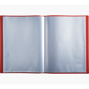 EXACOMPTA Sichtbuch, DIN A4, PP, 20 Hüllen, rot