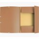 EXACOMPTA Eckspannermappe, DIN A4, Karton 400 g/qm, tabak