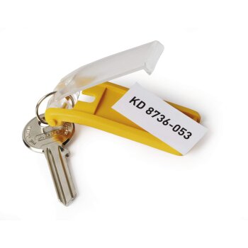 DURABLE Schlüsselanhänger KEY CLIP, farbig...