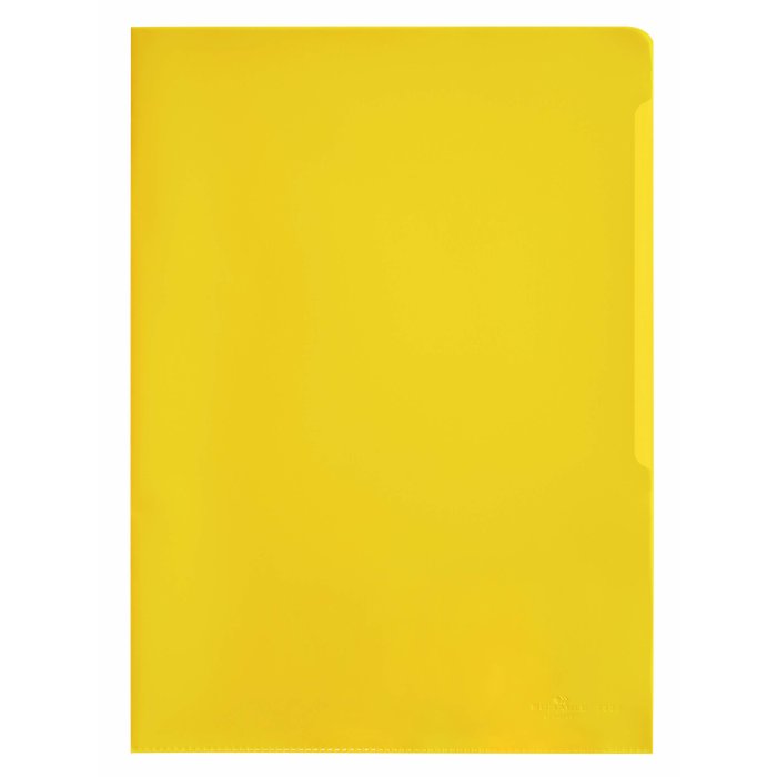DURABLE STANDARD Sichthülle, DIN A4, PP, 0,10 mm, gelb 100er