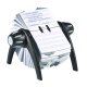DURABLE Adresskartei TELINDEX flip, schwarz / grau