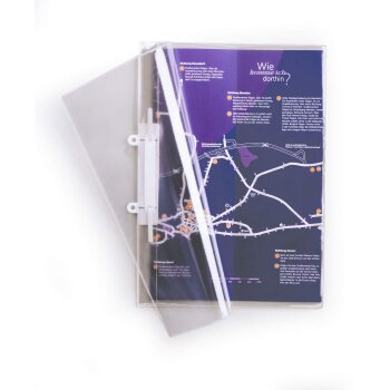 DURABLE Abheft-Sichthefter, DIN A4, glasklar, transparent