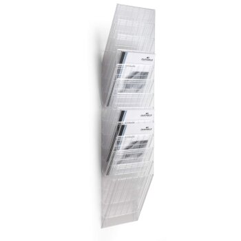 DURABLE Wand-Prospekthalter-Set "FLEXIBOXX 12",...