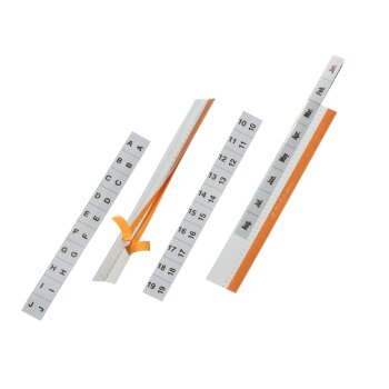 DURABLE Vollsicht-Reiter TABFIX, transparent, 200 x 13mm
