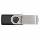 hama USB 2.0 Speicherstick "Rotate", 128 GB, schwarz/silber