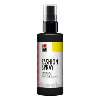 Marabu Fashion-Spray Schwarz 073, 100 ml