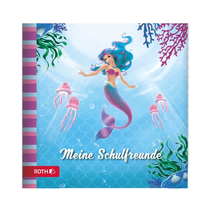 ROTH Freundebuch "Meerjungfrau", 165 x 165 mm, 64 Seiten
