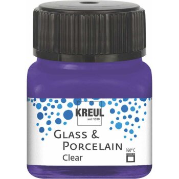 KREUL Glass & Porcelain Clear Violett 20 ml